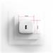 AXAGON ACU-PD30W, Sil nabíjačka do siete 30W, 1x port USB-C, PD3.0/PPS/QC4+/SFC/AFC/Apple, biela