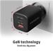 AXAGON ACU-PQ100 GaN nabíječka do sítě 100W, USB-C + USB-A, pro notebooky a telefony