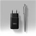 AXAGON ACU-PQ100 GaN nabíječka do sítě 100W, USB-C + USB-A, pro notebooky a telefony
