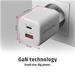 AXAGON ACU-PQ100W GaN nabíječka do sítě 100W, USB-C + USB-A, pro notebooky a telefony