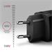 AXAGON ACU-PQ20 nabíječka do sítě 20W, 2x port (USB-A + USB-C), PD3.0/PPS/QC4+/AFC/Apple, černá