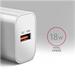 AXAGON ACU-QC18W, nabíjačka do siete 18W, 1x port USB-A, QC3.0/AFC/Apple, biela