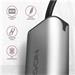 AXAGON ADE-25RC USB-A 3.2 Gen 1 - 2.5 Gigabit Ethernet síťová karta, Realtek 8156, auto install,šedá
