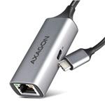 AXAGON ADE-TXPD, USB-C 3.2 Gen 1 - Gigabit Ethernet sieťová karta, Asix AX88179, PD 100W, auto inštal