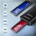 AXAGON ADM2-AM USB-A 10Gbps - M.2 NVMe & SATA SSD adaptér, kábel USB-A 10cm