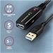 AXAGON ADR-305, USB 3.2 Gen 1 A-M -> A-F aktivní prodlužovací / repeater kabel, 5m