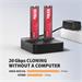 AXAGON ADSA-M2C22L, USB-C 20Gbps dokovacia stanica pre 2x M.2 NVMe SSD s funkciou klonovania