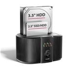 AXAGON ADSA-SC, USB-C 5Gbps dokovacia stanica pre 2× SATA 6G 2.5"/3.5" SSD/HDD s funkciou klonovania