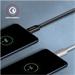 AXAGON BUCM3-CM20AB, SPEED kábel USB-C <-> USB-C, 2 m, USB 3.2 Gen 1, PD 60W 3A, ALU, opletenie, čierny