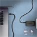 AXAGON BUCM3-CM20AB, SPEED kábel USB-C <-> USB-C, 2 m, USB 3.2 Gen 1, PD 60W 3A, ALU, opletenie, čierny