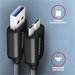 AXAGON BUMM3-AM10AB cable Micro-B USB <-> USB-A 3.2 Gen 1, 1m, 3A, ALU, PVC, Black