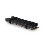 AXAGON CLR-M2L6, hliníkový pasivní chladič pro M.2 2280 SSD, výška 6 mm