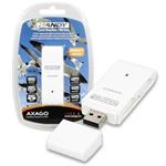 AXAGON, CRE-D4 Handy, externá čítačka kariet USB 2.0, 4-slot, biela