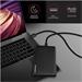 AXAGON EE25-SLC, USB-C 3.2 Gen 1 - SATA 6G 2.5" SLIDE box, bezšroubkový, černý