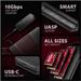 AXAGON EEM2-GAM, USB-C 10Gbps - NVMe & SATA SSD GAME M.2 box, bez skrutiek
