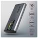 AXAGON EEM2-SD2 USB-C 10Gbps - M.2 NVMe & SATA SSD kovový DISPLAY box, bez skrutiek