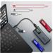 AXAGON EEM2-SD2 USB-C 10Gbps - M.2 NVMe & SATA SSD kovový DISPLAY box, bez skrutiek