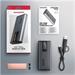 AXAGON EEM2-SD2 USB-C 10Gbps - M.2 NVMe & SATA SSD kovový DISPLAY box, bez skrutiek