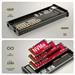 AXAGON EEM2-SD2B, USB-C 10Gbps externí box s displejem pro M.2 NVMe/SATA SSD, bezšroubkový, černý