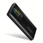 AXAGON EEM2-SD2B, USB-C 10Gbps externí box s displejem pro M.2 NVMe/SATA SSD, bezšroubkový, černý