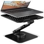 AXAGON hliníkový stojan pro notebooky velikosti 10" - 17,3" s 360°rotací / STND-LR / černý STND-LRB