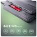AXAGON HMC-6GM2, USB 10Gbps hub, USB-A, USB-C, HDMI, M.2 slot, SD/MicroSD, PD 100W, kabel 20cm