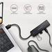 AXAGON HUE-C2A, 4× USB 5Gbps TRAVEL hub, 2× USB-A + 2× USB-C, USB-C napájanie, 19 cm USB-A kábel