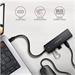 AXAGON HUE-C2C, 4× USB 5Gbps TRAVEL hub, 2× USB-A + 2× USB-C, USB-C napájanie, 19 cm USB-C kábel