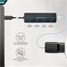 AXAGON HUE-C2C, 4× USB 5Gbps TRAVEL hub, 2× USB-A + 2× USB-C, USB-C napájanie, 19 cm USB-C kábel