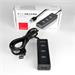 AXAGON, HUE-S2BL, 4 portový externý USB 3.0 CHARGING hub, 1.2m kábel, napájací konektor