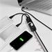 AXAGON, HUE-S2BL, 4 portový externý USB 3.0 CHARGING hub, 1.2m kábel, napájací konektor