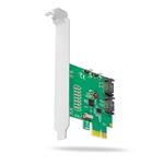 AXAGON PCES-SA2, PCIe řadič - 2x int. SATA III 6G ASMedia
