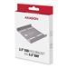 AXAGON RHD-125S, kovový rámeček pro 1x 2.5" HDD/SSD do 3.5" pozice, šedý