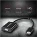 AXAGON RVH-VGAN, HDMI -> VGA redukce / adaptér, FullHD, audio výstup, micro USB nap. konektor
