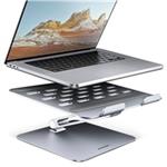 AXAGON STND-LQ hliníkový HQ stojan na notebook 10"-17.3" nastaviteľná výška a uhol, sivý