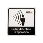 Axis Communications - Nápis - radar detection - samolepicí - černá, bílá (balení 10) 01551-001