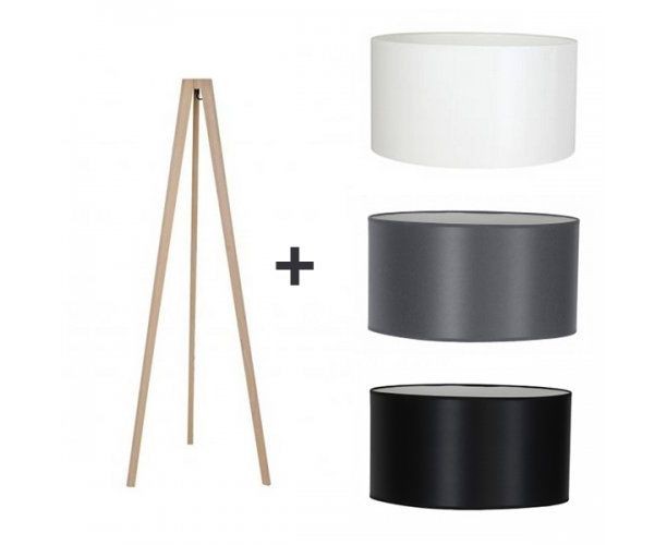 AZzardo TRIPOD WOOD LAMPBODY AZ3013 5901238430131