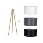 AZzardo TRIPOD WOOD LAMPBODY AZ3013 5901238430131