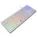 Baracuda herní membránová klávesnice KRILL , US layout, bílá (BGK-01114) 3858894503728