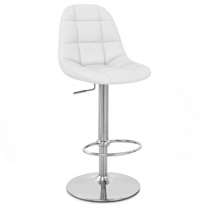 Barová stolička CL-8023 WT bílá CL8023B