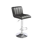 Barová stolička G21 Malea black, koženková, prošívaná G-21-B601