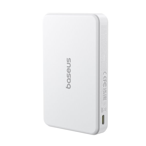 Baseus Airpow 2 22.5W Qi2 Magnetická Powerbanka 10000mAh Moon White 6932172676995