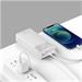 Baseus Bipow powerbanka s digitálním displejem 30000mAh 15W bílá PPBD050202