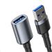 Baseus Cafule nabíjecí / datový kabel USB3.0 samec na USB3.0 samice 2A 1m, šedá CADKLF-B0G