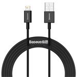 Baseus CALYS-A01 Superior Fast Charging Datový Kabel USB to Lightning 2.4A 1m Black 6953156205406