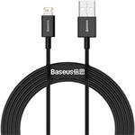 Baseus CALYS-C01 Superior Fast Charging Datový Kabel USB to Lightning 2.4A 2m Black 6953156205451