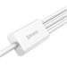 Baseus CAMLTYS-02 Superior Fast Charging Datový Kabel 3v1 USB-C, Lightning, MicroUSB 1.5m White 6953156205536