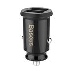 Baseus CCALL-ML01 Grain Nabíječka do Auta 15.5W 2x USB Black 6953156276512