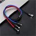 Baseus datový kabel 3v1 microUSB+Lightning+USB-C 1,2m 3,5A 6953156273948
