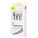 Baseus datový kabel 4v1 microUSB+USB-C+2xLightning 1,2m 3,5A černý 6953156278486